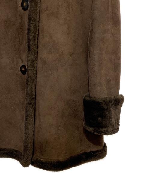 sawyer of napa（ソーヤーオブナパ）Sawyer of Napa (ソーヤーオブナパ) ムートンコート ダークブラウン サイズ:10の古着・服飾アイテム