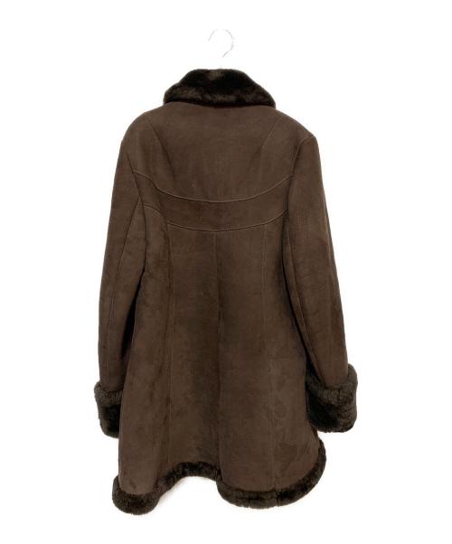 sawyer of napa（ソーヤーオブナパ）Sawyer of Napa (ソーヤーオブナパ) ムートンコート ダークブラウン サイズ:10の古着・服飾アイテム