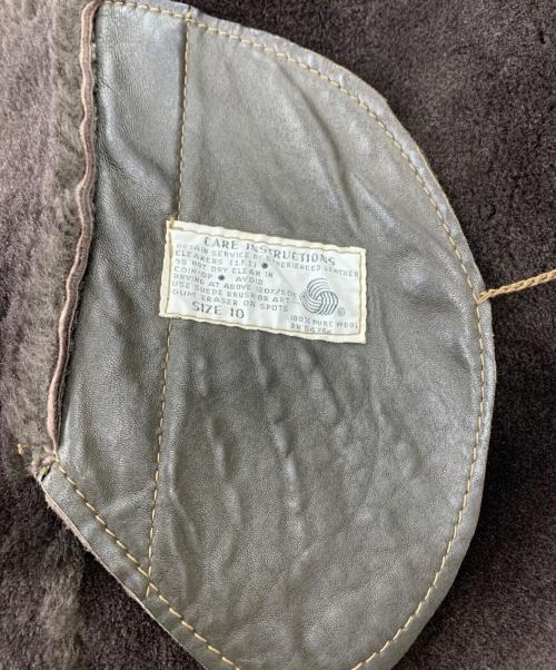 sawyer of napa（ソーヤーオブナパ）Sawyer of Napa (ソーヤーオブナパ) ムートンコート ダークブラウン サイズ:10の古着・服飾アイテム