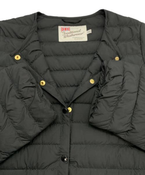 Traditional Weatherwear（トラディショナルウェザーウェア）Traditional Weatherwear (トラディショナルウェザーウェア) ダウンコート ブラック サイズ:36の古着・服飾アイテム