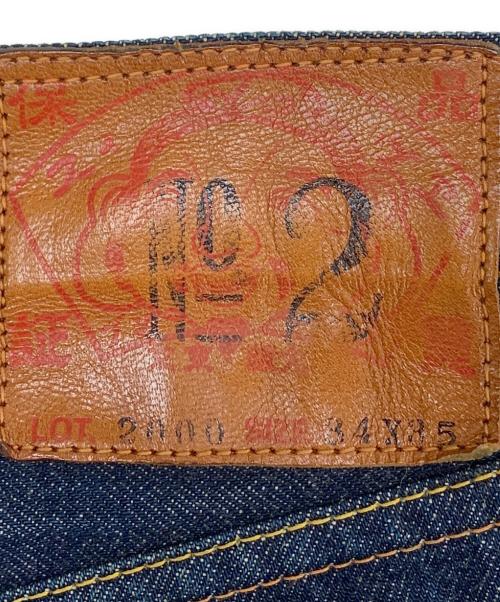EVISU（エヴィス）EVISU (エヴィス) 2000 NO2 白カモメ デニムパンツ インディゴ サイズ: 34×35の古着・服飾アイテム