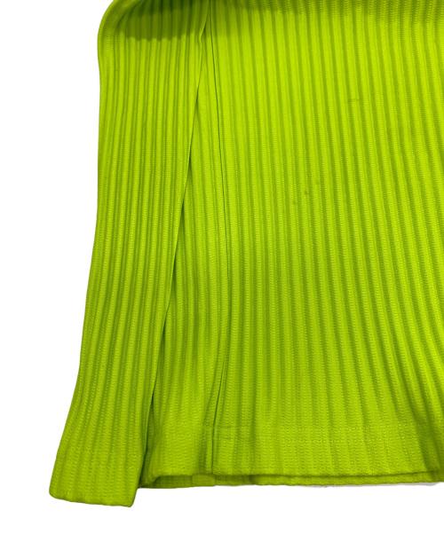 HOMME PLISSE ISSEY MIYAKE（オム プリッセ イッセイ ミヤケ）HOMME PLISSE ISSEY MIYAKE (オム プリッセ イッセイ ミヤケ) プリーツパンツ グリーン サイズ:MＬの古着・服飾アイテム