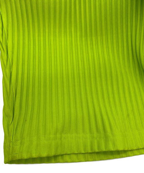HOMME PLISSE ISSEY MIYAKE（オム プリッセ イッセイ ミヤケ）HOMME PLISSE ISSEY MIYAKE (オム プリッセ イッセイ ミヤケ) プリーツパンツ グリーン サイズ:MＬの古着・服飾アイテム