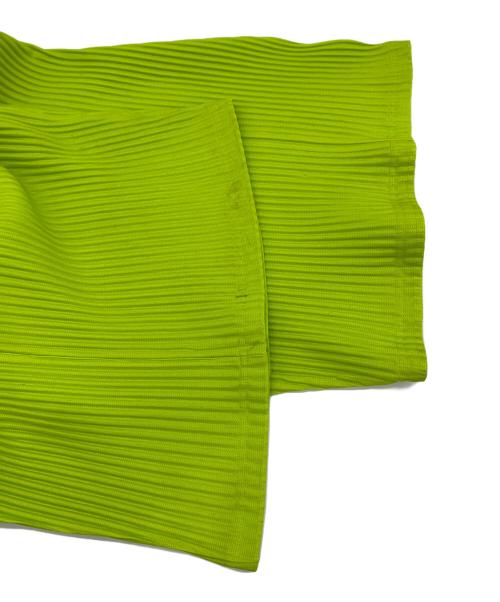 HOMME PLISSE ISSEY MIYAKE（オム プリッセ イッセイ ミヤケ）HOMME PLISSE ISSEY MIYAKE (オム プリッセ イッセイ ミヤケ) プリーツパンツ グリーン サイズ:MＬの古着・服飾アイテム