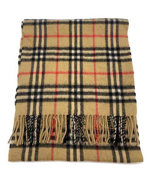Burberry's（バーバリー）Burberry's (バーバリーズ) カシミアマフラー ブラウンの古着・服飾アイテム