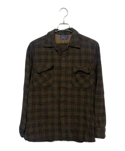 PENDLETON（ペンドルトン）PENDLETON (ペンドルトン) 50's ボードシャツ オリーブ サイズ:Mの古着・服飾アイテム