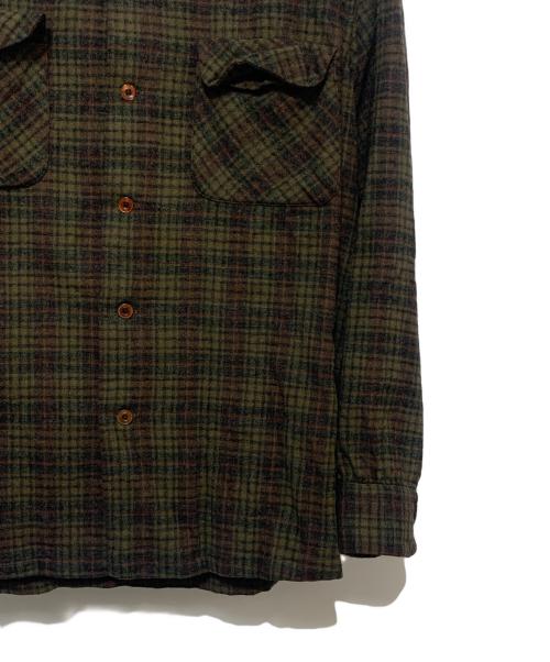 PENDLETON（ペンドルトン）PENDLETON (ペンドルトン) 50's ボードシャツ オリーブ サイズ:Mの古着・服飾アイテム