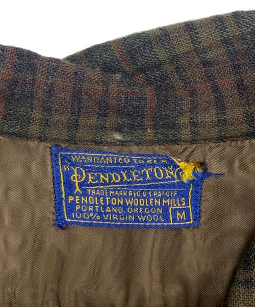 PENDLETON（ペンドルトン）PENDLETON (ペンドルトン) 50's ボードシャツ オリーブ サイズ:Mの古着・服飾アイテム