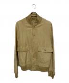 valstarinoヴァルスタリーノ）の古着「スウェードジャケット」｜ベージュ