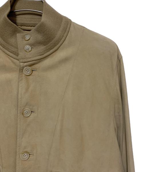 valstarino（ヴァルスタリーノ）VALSTARINO (ヴァルスタリーノ) スウェードジャケット ベージュ サイズ:50の古着・服飾アイテム
