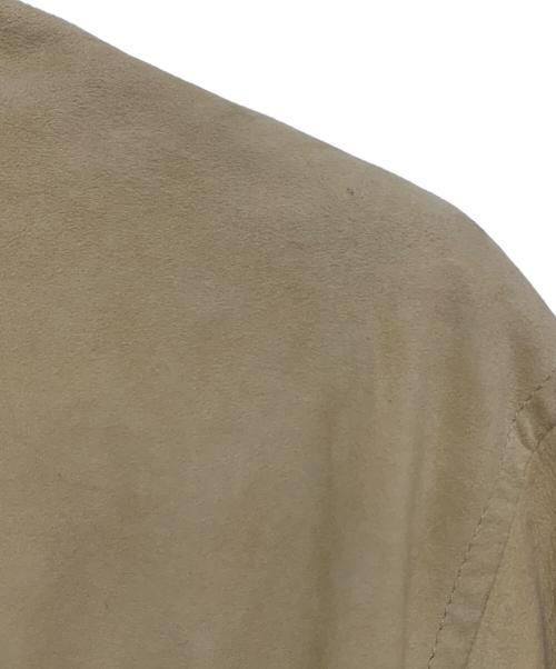 valstarino（ヴァルスタリーノ）VALSTARINO (ヴァルスタリーノ) スウェードジャケット ベージュ サイズ:50の古着・服飾アイテム