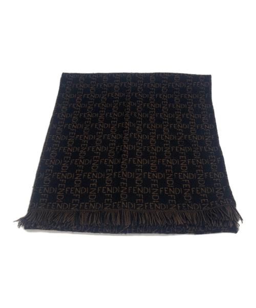 FENDI（フェンディ）FENDI (フェンディ) マフラー ブラウンの古着・服飾アイテム