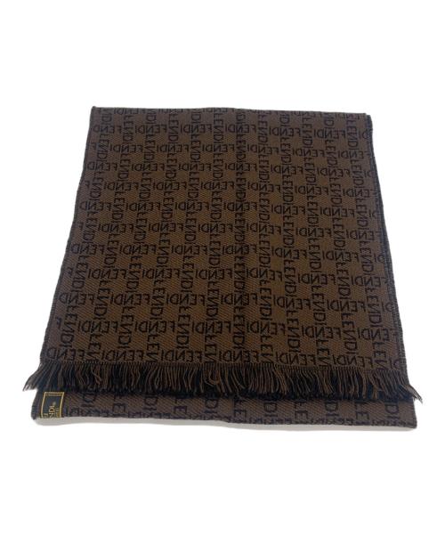 FENDI（フェンディ）FENDI (フェンディ) マフラー ブラウンの古着・服飾アイテム
