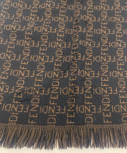 FENDI（フェンディ）FENDI (フェンディ) マフラー ブラウンの古着・服飾アイテム
