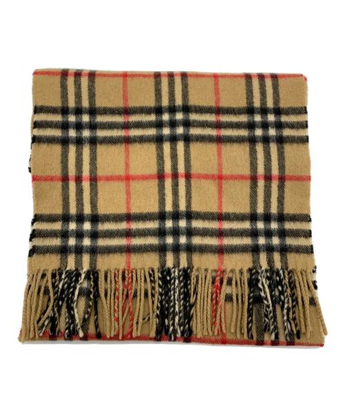 Burberry's（バーバリー）Burberry's (バーバリーズ) カシミアマフラー ブラウンの古着・服飾アイテム