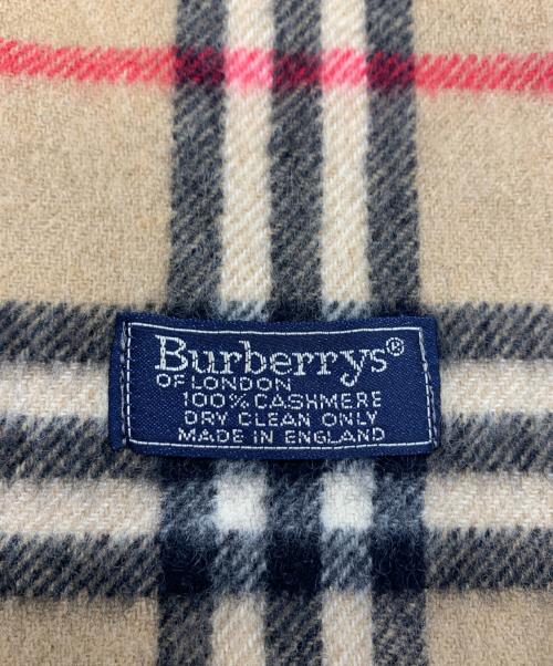 Burberry's（バーバリー）Burberry's (バーバリーズ) カシミアマフラー ブラウンの古着・服飾アイテム