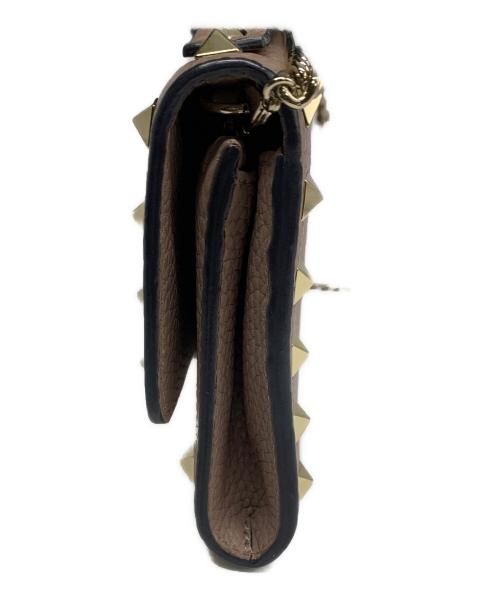 VALENTINO GARAVANI（ヴァレンティノ・ガラヴァーニ）VALENTINO GARAVANI (ヴァレンティノ・ガラヴァーニ) チェーンウォレット ピンクの古着・服飾アイテム