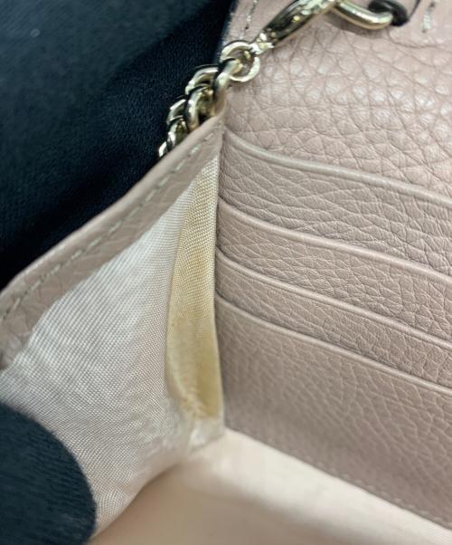 VALENTINO GARAVANI（ヴァレンティノ・ガラヴァーニ）VALENTINO GARAVANI (ヴァレンティノ・ガラヴァーニ) チェーンウォレット ピンクの古着・服飾アイテム