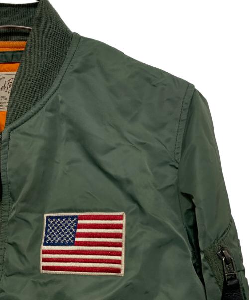 AVIREX（アヴィレックス）AVIREX (アヴィレックス) MA-1ジャケット グリーン サイズ:Ｌの古着・服飾アイテム