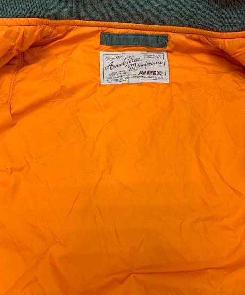 AVIREX（アヴィレックス）AVIREX (アヴィレックス) MA-1ジャケット グリーン サイズ:Ｌの古着・服飾アイテム