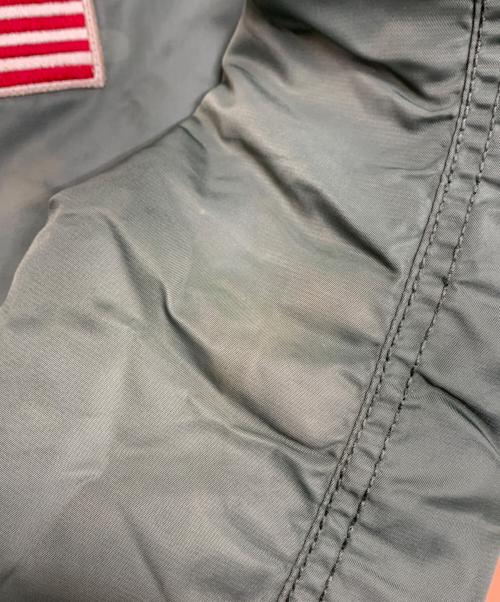 AVIREX（アヴィレックス）AVIREX (アヴィレックス) MA-1ジャケット グリーン サイズ:Ｌの古着・服飾アイテム