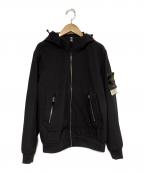 STONE ISLANDストーンアイランド）の古着「ライトソフトシェルジャケット」｜ブラック