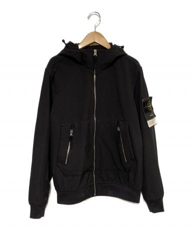 美品 STONE  ソフトシェル ジャケット ブラック XLサイズ 中古・古着通販】STONE ISLAND (ストーンアイランド) ライトソフト