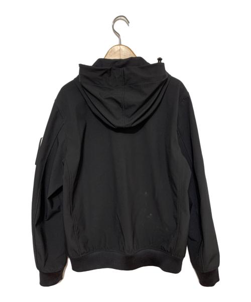 STONE ISLAND（ストーンアイランド）STONE ISLAND (ストーンアイランド) ライトソフトシェルジャケット ブラック サイズ:Ｓの古着・服飾アイテム