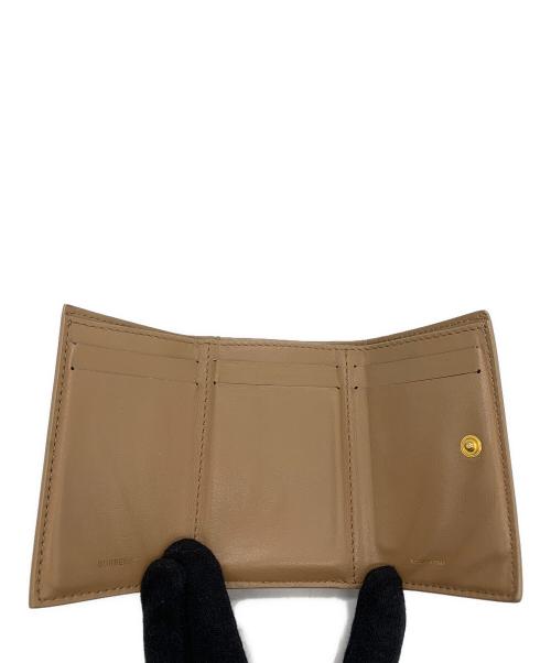 BURBERRY（バーバリー）BURBERRY (バーバリー) モノグラム柄　3つ折り財布 ベージュの古着・服飾アイテム