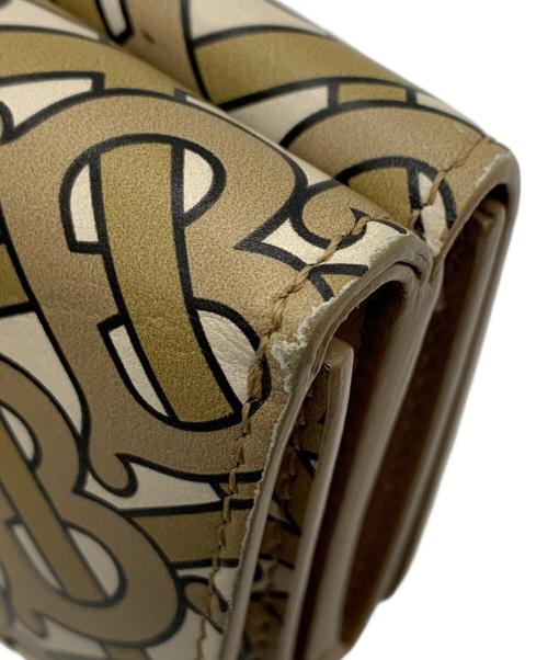 BURBERRY（バーバリー）BURBERRY (バーバリー) モノグラム柄　3つ折り財布 ベージュの古着・服飾アイテム