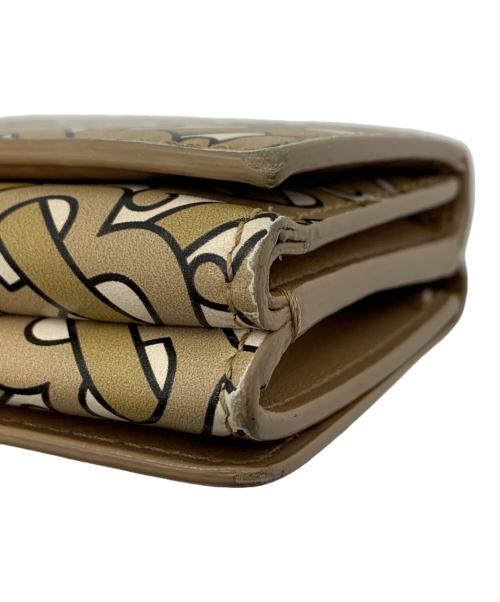 BURBERRY（バーバリー）BURBERRY (バーバリー) モノグラム柄　3つ折り財布 ベージュの古着・服飾アイテム