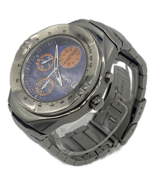 SEIKO（セイコー）SEIKO (セイコー) GIUGIARO DESIGN ブルーの古着・服飾アイテム