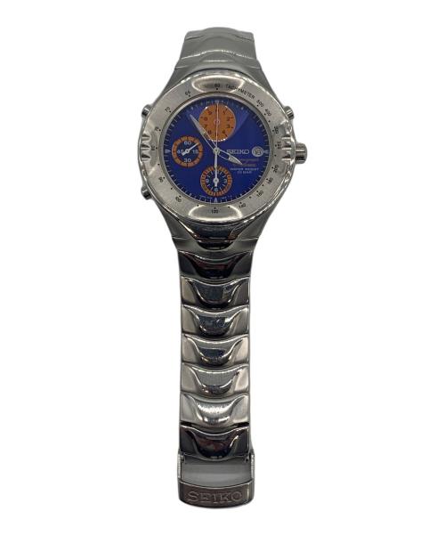 SEIKO（セイコー）SEIKO (セイコー) GIUGIARO DESIGN ブルーの古着・服飾アイテム