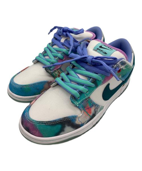 NIKE SB（ナイキエスビー）NIKE SB (ナイキエスビー) ローカットスニーカー ホワイト×ブルー サイズ:26.5の古着・服飾アイテム