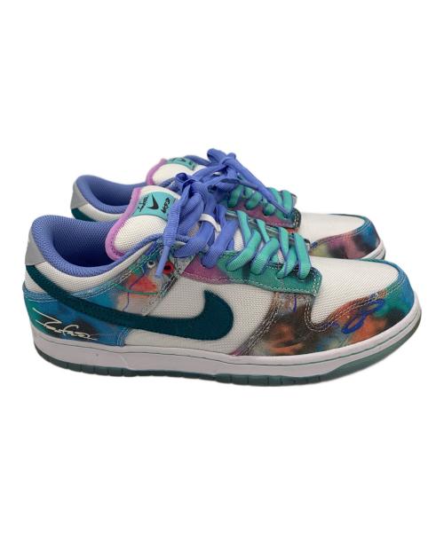 NIKE SB（ナイキエスビー）NIKE SB (ナイキエスビー) ローカットスニーカー ホワイト×ブルー サイズ:26.5の古着・服飾アイテム