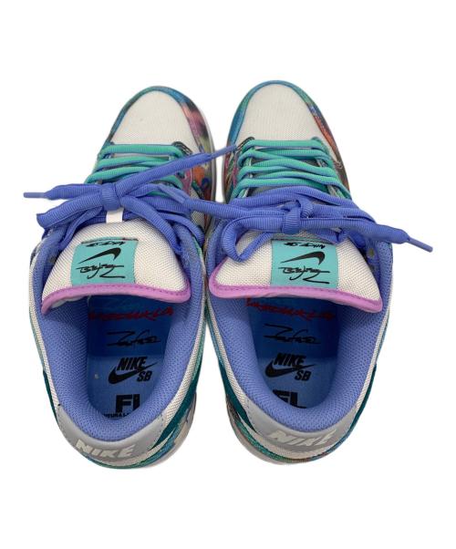 NIKE SB（ナイキエスビー）NIKE SB (ナイキエスビー) ローカットスニーカー ホワイト×ブルー サイズ:26.5の古着・服飾アイテム