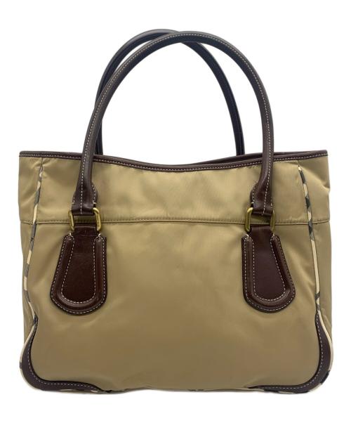 BURBERRY BLUE LABEL（バーバリーロンドンブルーレーベル）BURBERRY BLUE LABEL (バーバリーロンドンブルーレーベル) トートバッグ ベージュの古着・服飾アイテム