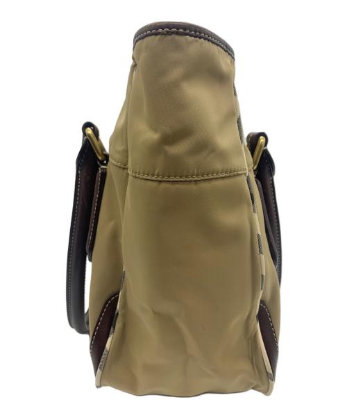 BURBERRY BLUE LABEL（バーバリーロンドンブルーレーベル）BURBERRY BLUE LABEL (バーバリーロンドンブルーレーベル) トートバッグ ベージュの古着・服飾アイテム