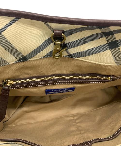 BURBERRY BLUE LABEL（バーバリーロンドンブルーレーベル）BURBERRY BLUE LABEL (バーバリーロンドンブルーレーベル) トートバッグ ベージュの古着・服飾アイテム
