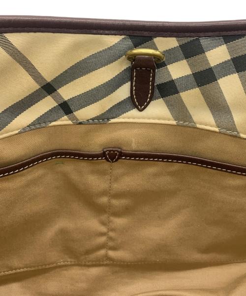BURBERRY BLUE LABEL（バーバリーロンドンブルーレーベル）BURBERRY BLUE LABEL (バーバリーロンドンブルーレーベル) トートバッグ ベージュの古着・服飾アイテム