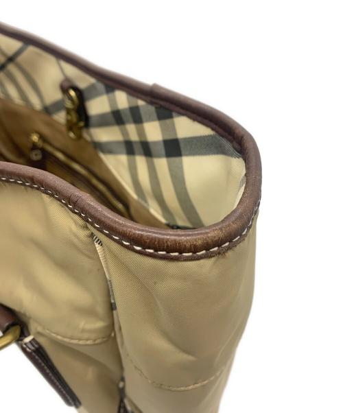 BURBERRY BLUE LABEL（バーバリーロンドンブルーレーベル）BURBERRY BLUE LABEL (バーバリーロンドンブルーレーベル) トートバッグ ベージュの古着・服飾アイテム