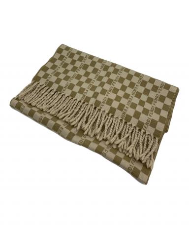 中古・古着通販】FENDI (フェンディ) ウール100% マフラー ベージュ