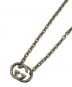 GUCCI (グッチ) インターロッキングGネックレス：15000円