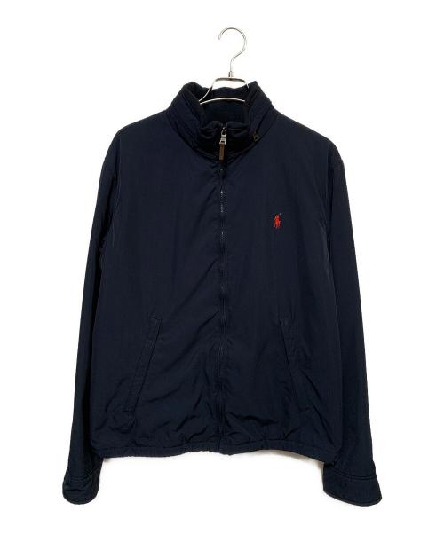 POLO RALPH LAUREN（ポロ・ラルフローレン）POLO RALPH LAUREN (ポロ・ラルフローレン) 中綿ブルゾン ネイビー サイズ:LGの古着・服飾アイテム