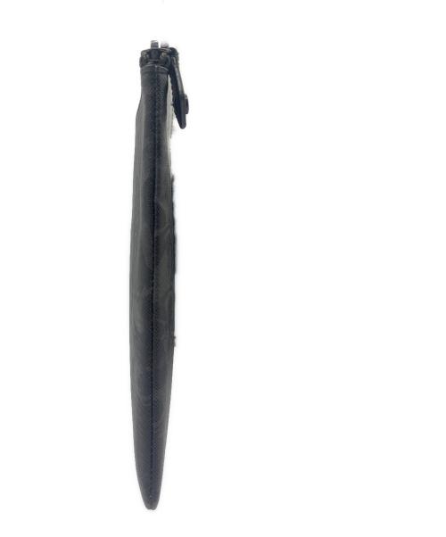 Vivienne Westwood（ヴィヴィアンウエストウッド）Vivienne Westwood (ヴィヴィアンウエストウッド) クラッチバッグ ブラック×グレーの古着・服飾アイテム