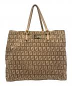 FENDIフェンディ）の古着「ズッキーノ トートバッグ」｜ベージュ