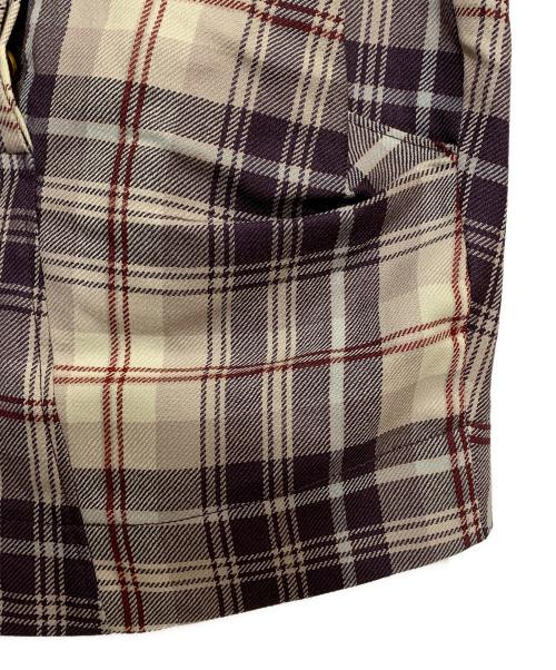 Vivienne Westwood RED LABEL（ヴィヴィアンウエストウッドレッドレーベル）Vivienne Westwood RED LABEL (ヴィヴィアンウエストウッドレッドレーベル) チェックスカート パープル サイズ:40 未使用品の古着・服飾アイテム