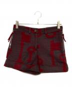 Vivienne Westwood RED LABELヴィヴィアンウエストウッドレッドレーベル）の古着「ショートパンツ」｜レッド