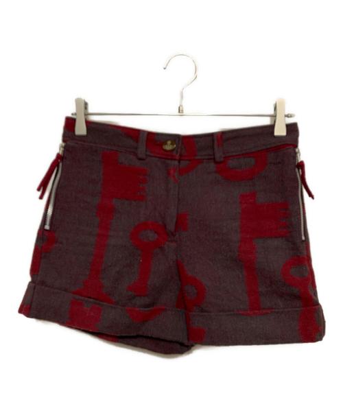 Vivienne Westwood RED LABEL（ヴィヴィアンウエストウッドレッドレーベル）Vivienne Westwood RED LABEL (ヴィヴィアンウエストウッドレッドレーベル) ショートパンツ レッド サイズ:2 未使用品の古着・服飾アイテム