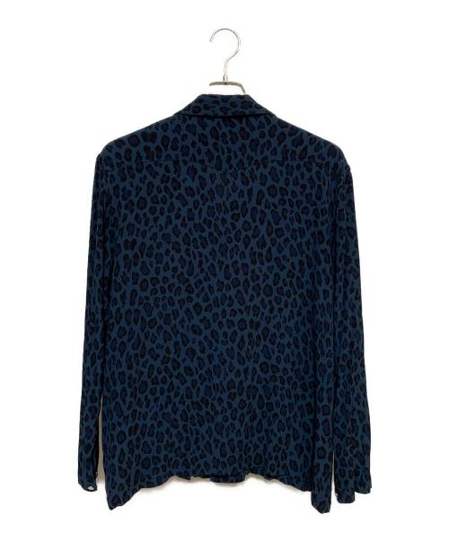 Needles（ニードルズ）Needles (ニードルズ) レオパードシャツ ブルー サイズ:Mの古着・服飾アイテム
